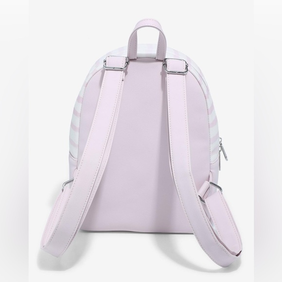 🆕 Loungefly x Disney The Aristocats Marie Pink & White Stripe Mini Backpack